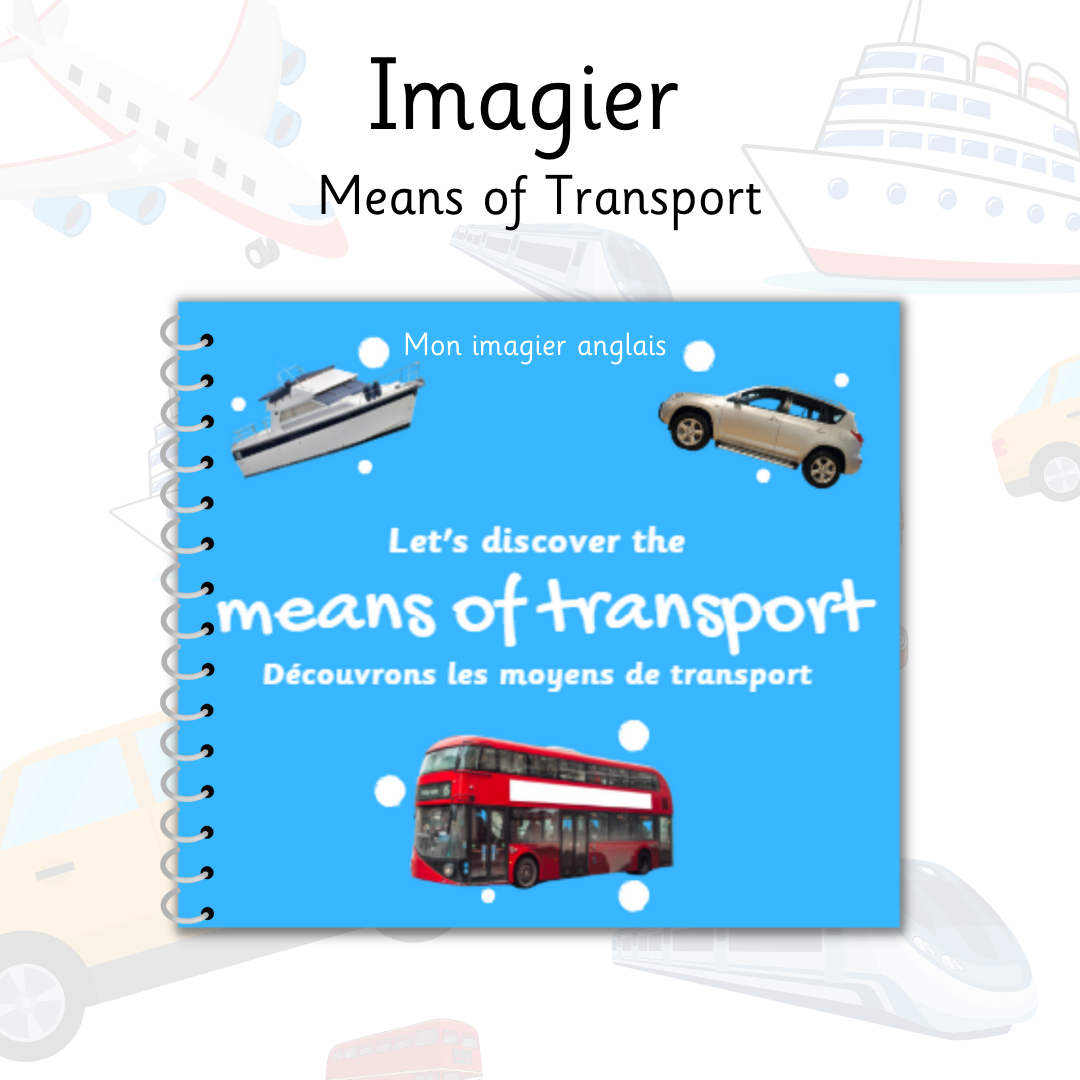 Let's discover means of transport: Transportation Image book for