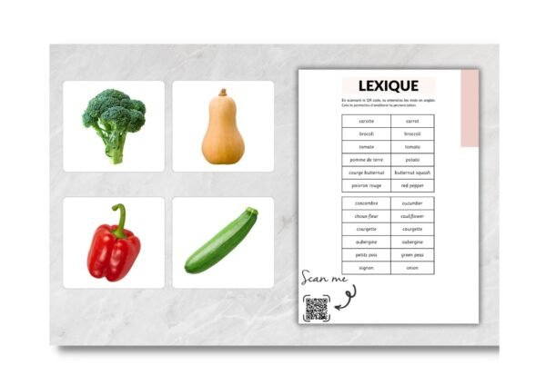 Vegetables - Les légumes – Image 2