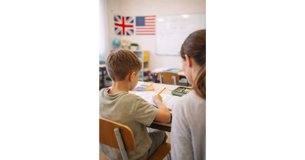 apprendre l'angais aux enfants