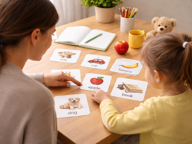 cours d'anglais en famille